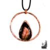 Pendentif Caron en labradorite et cuivre