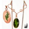 Collier filigrane Jolan avec serpentine en cuivre