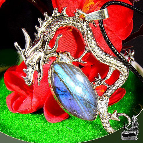 Pendentif Beldar - dragon avec sa labradorite – Image 5