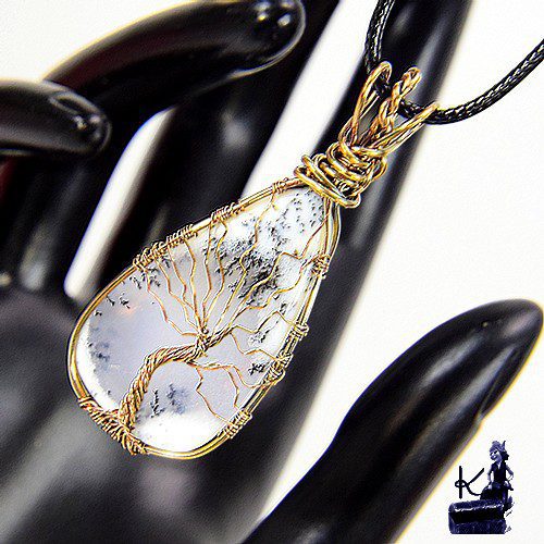 Pendentif Arbre de vie Melina - merlinite – Image 7