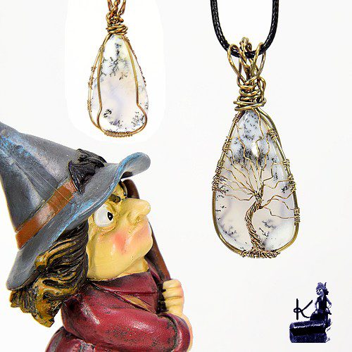 Pendentif Arbre de vie Melina - merlinite – Image 5