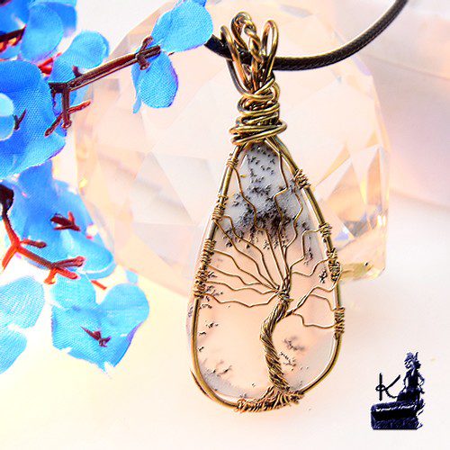 Pendentif Arbre de vie Melina - merlinite – Image 4