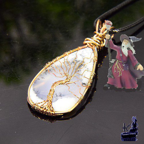 Pendentif Arbre de vie Melina - merlinite – Image 3