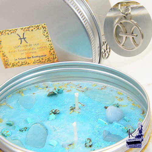 Bougie astrologique Poisson