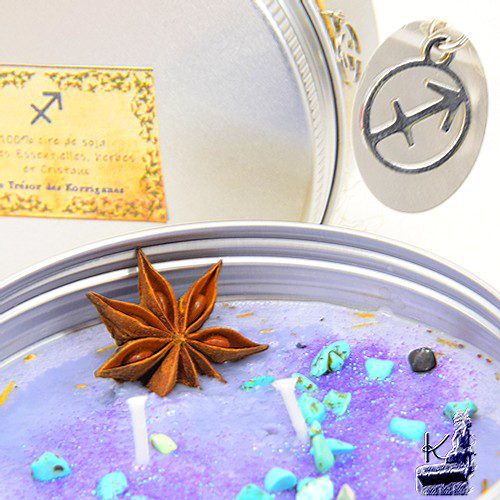 Bougie astrologique Sagittaire