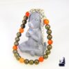 Bracelet Junay en pyrite et en cornaline pour apporter de l'energie