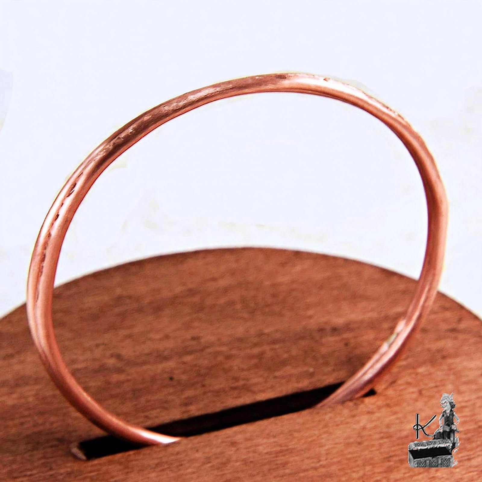 Bracelet Jonc Pola - cuivre naturel (lot de 2 ) – Image 3