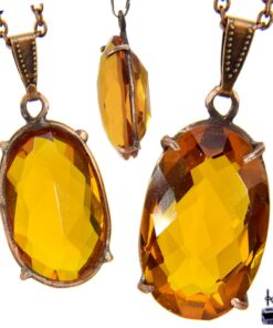 Alternative view of Pendentif Kioni - citrine taillée