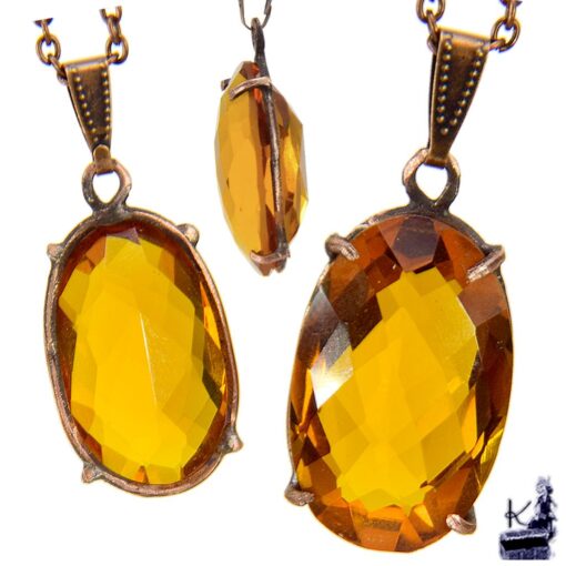 Pendentif Kioni - citrine taillée – Image 2