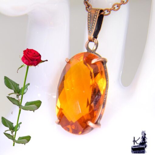 Pendentif Kioni - citrine taillée – Image 5
