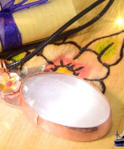 Tresor box Fjura avec pendentif en selenite et cuivre