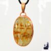 Pendentif Aster en cuivre et cacoxenite