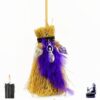 balai de sorcière déesse avec amethyste et sel noir
