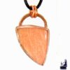 Pendentif Erwen en cuivre avec une aventurine peche