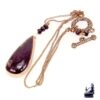 Collier Mazoe en cuivre avec une magnifique hypersthene