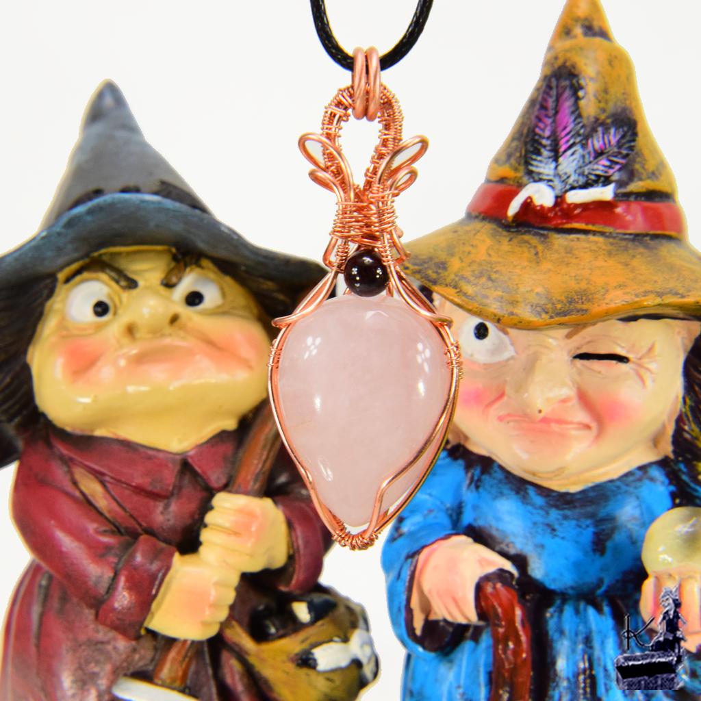 Pendentif Resba - quartz rose wire wrapped – Image 5