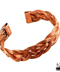 Alternative view of Bracelet Jonc Hilde - cuivre naturel