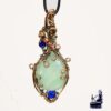 Pendentif Thola en hémimorphite wire wrapped