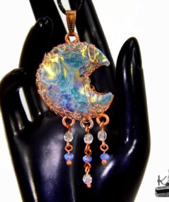 Pendentif Magena en opalite aurora