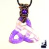 Triquetra en améthyste