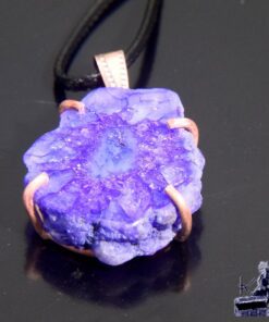 Réservé : Pendentif Argane - druzy agate – Image 2