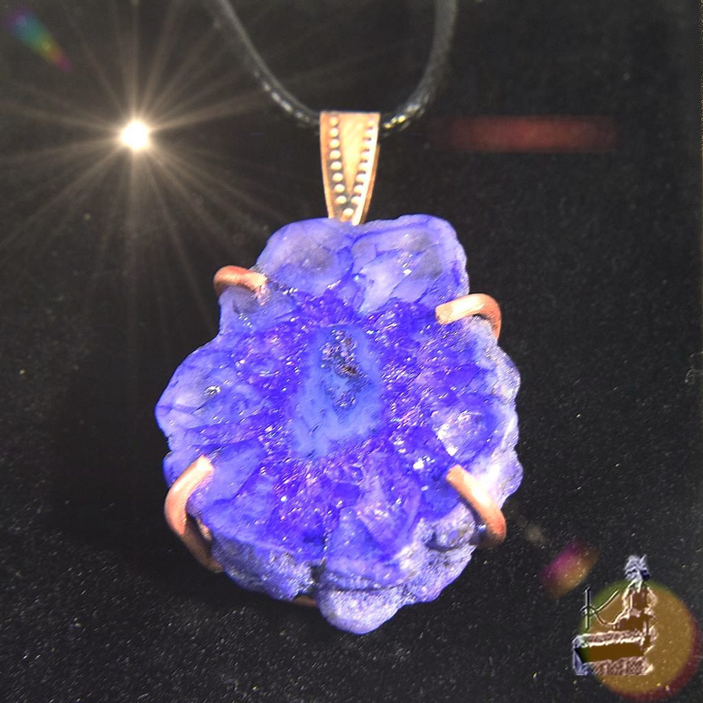 Réservé : Pendentif Argane - druzy agate – Image 4