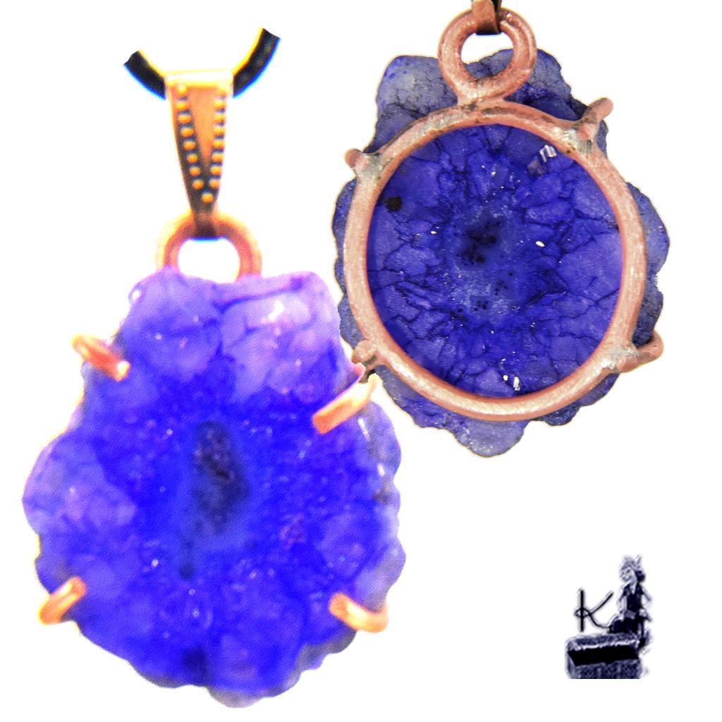 Réservé : Pendentif Argane - druzy agate – Image 5