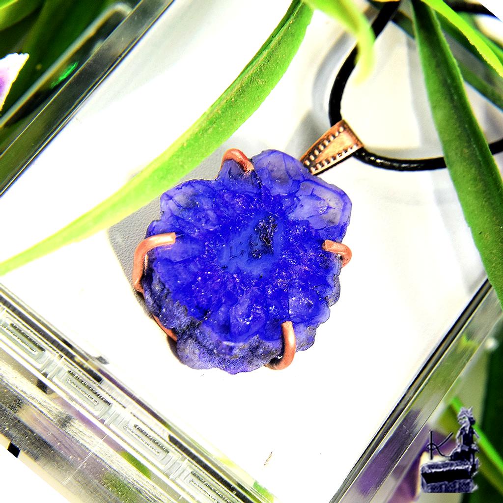Réservé : Pendentif Argane - druzy agate – Image 6