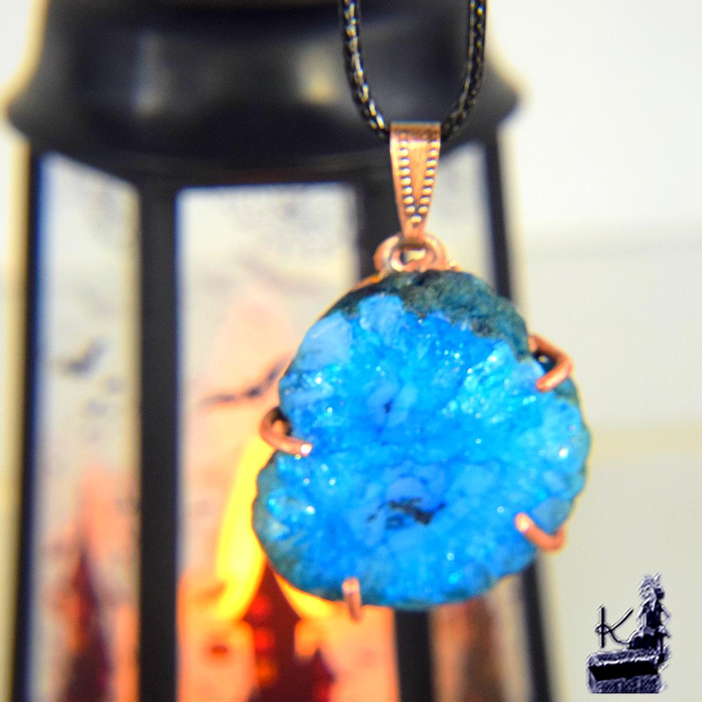 Pendentif Jakeza - druzy agate – Image 2