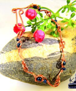 Bracelet Nastya - cuivre naturel et hématite – Image 4