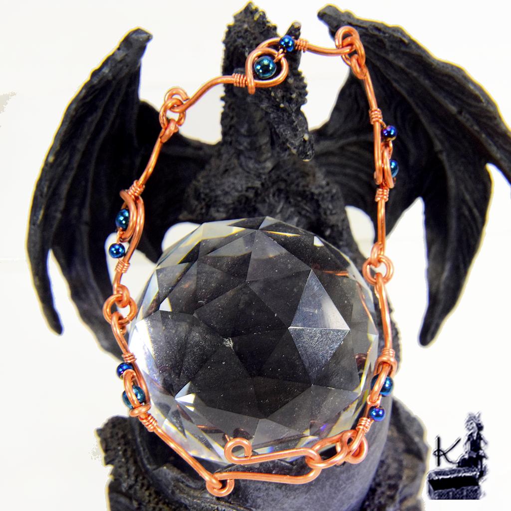 Bracelet Nastya - cuivre naturel et hématite – Image 3