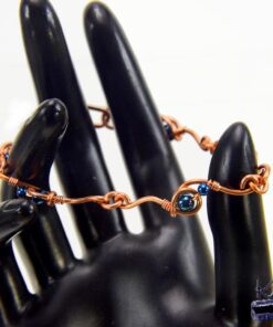 Bracelet Nastya - cuivre naturel et hématite – Image 2