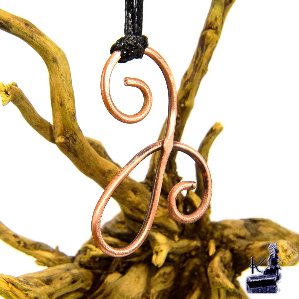 Pendentif Zibu "Noti" ( compassion ) en cuivre naturel – Image 4