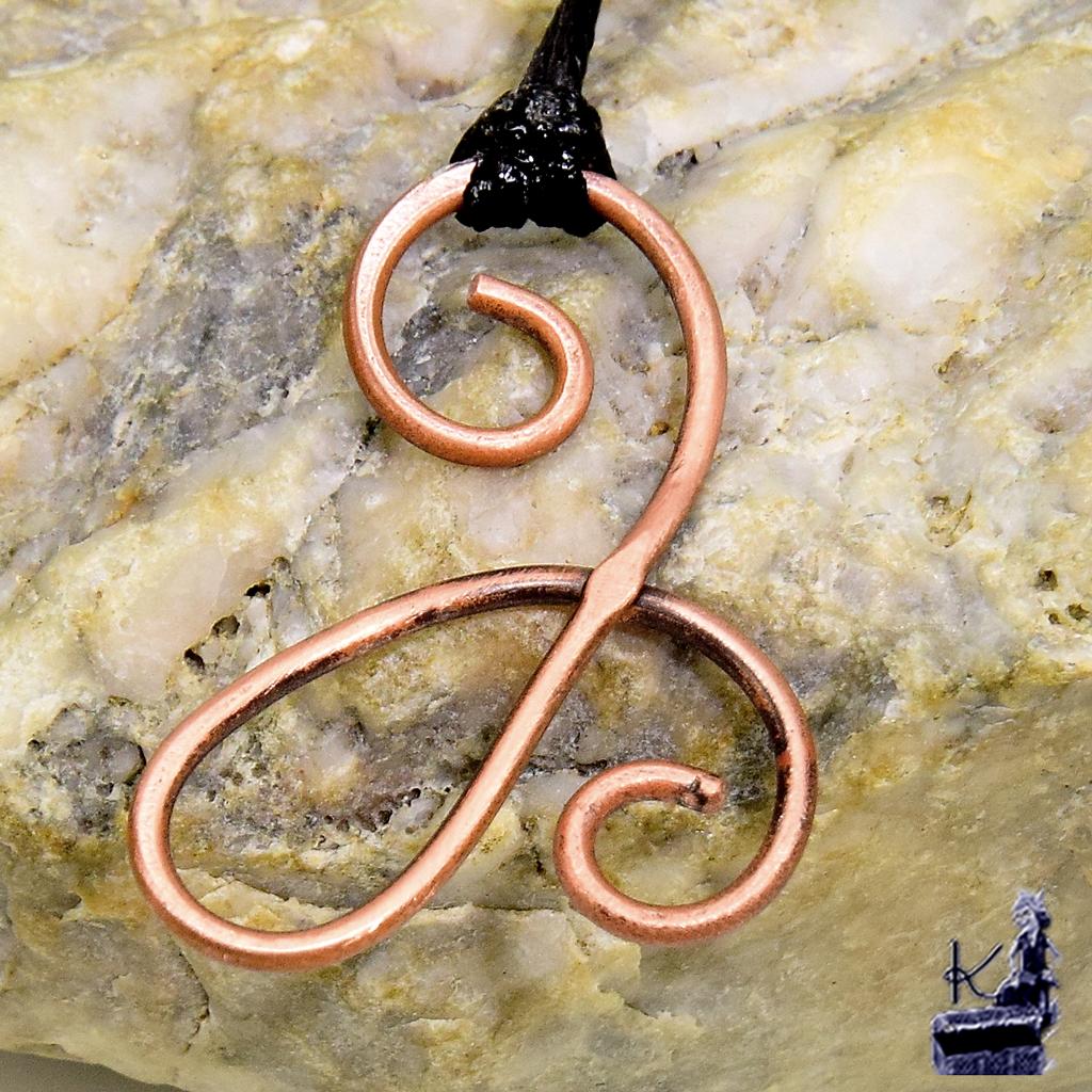 Pendentif Zibu "Noti" ( compassion ) en cuivre naturel – Image 3