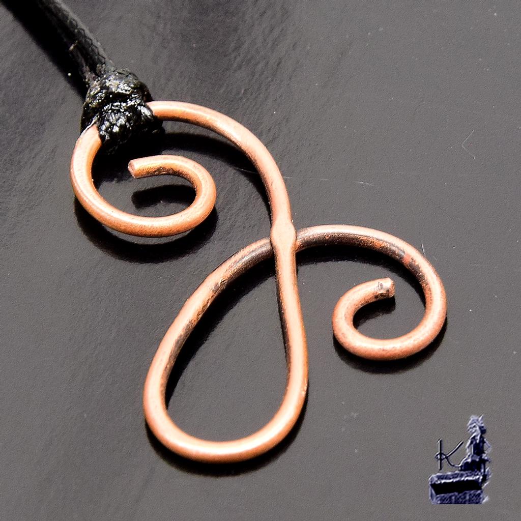 Pendentif Zibu "Noti" ( compassion ) en cuivre naturel – Image 2