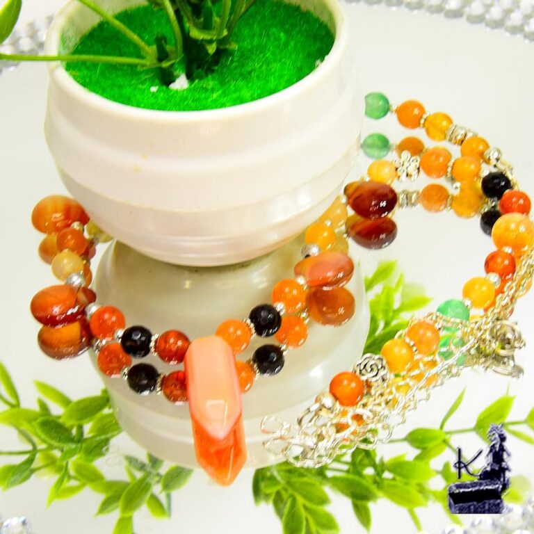 Petite Collection De Cachets En Agate Cornaline Et Argent 19