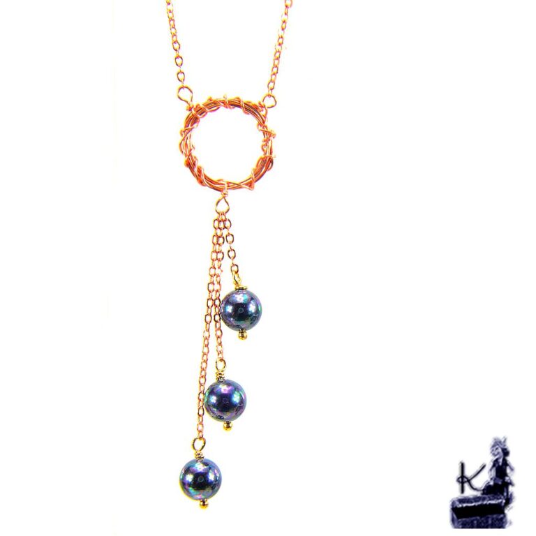 Collier Femme Perles D'agate Rubanée 8mm - Chaîne Acier Inoxydable - Neuf Avec étiquettes