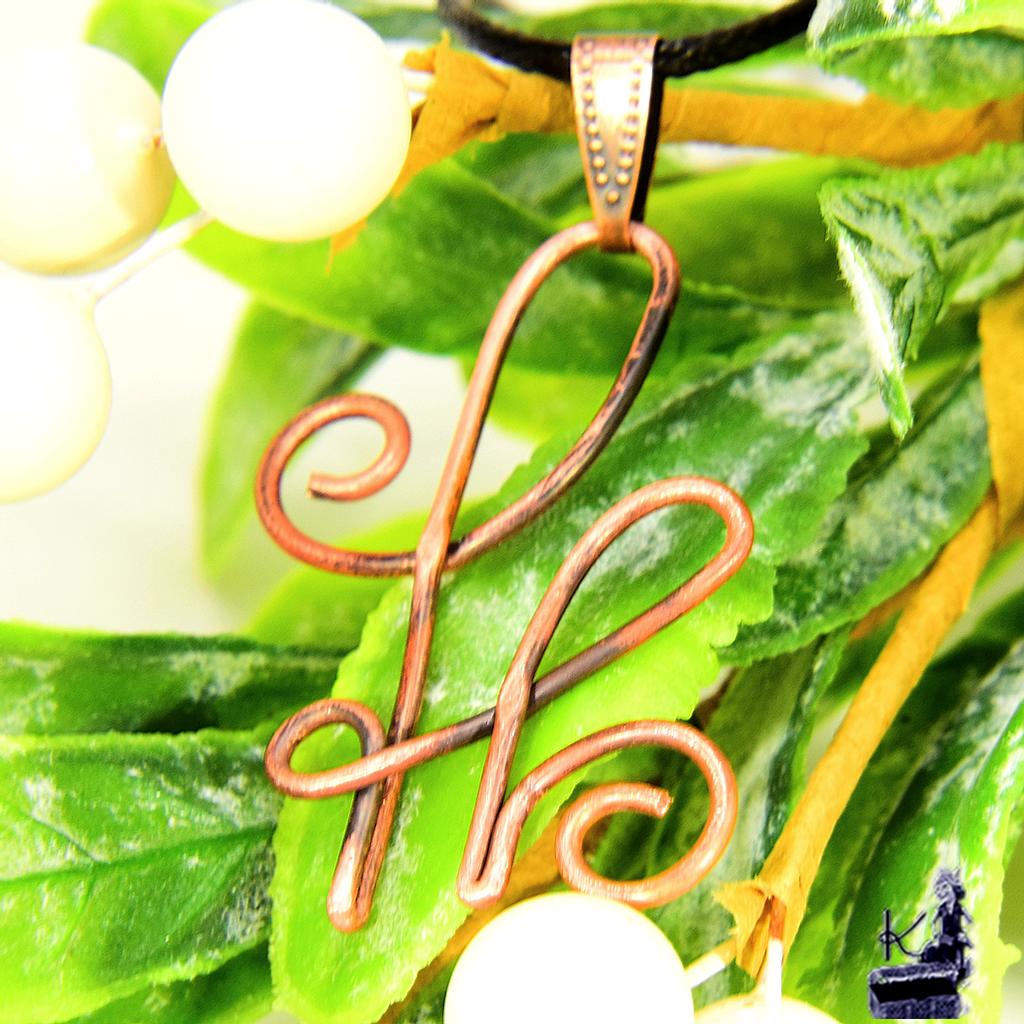 Pendentif Zibu "Asi" ( authenticité ) en cuivre naturel – Image 3