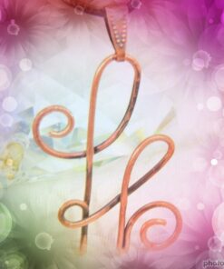 Alternative view of Pendentif Zibu "Asi" ( authenticité ) en cuivre naturel