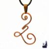 Pendentif Zibu "anala" en cuivre