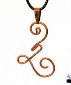 Pendentif Zibu "anala" en cuivre
