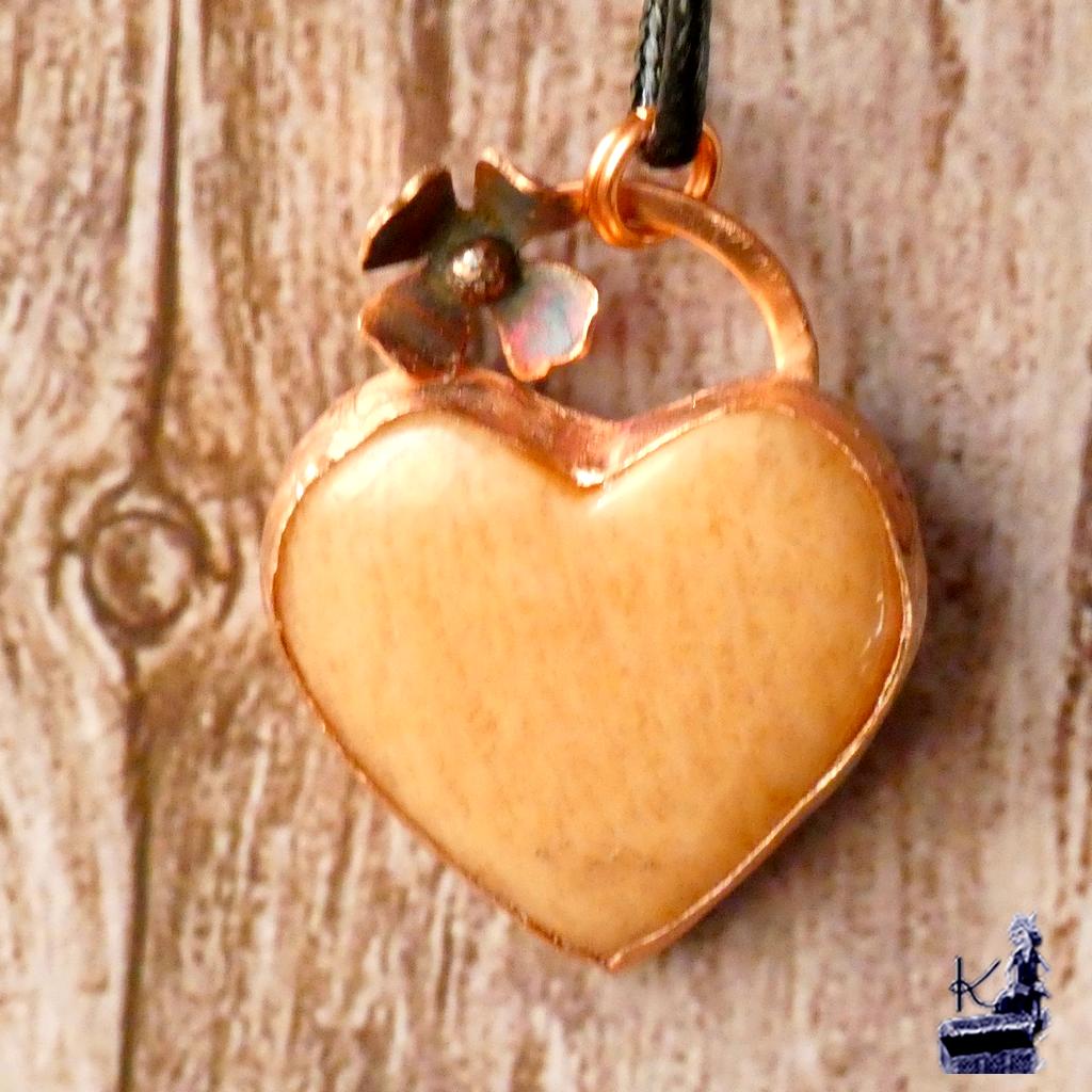 Pendentif Freesia - amazonite pêche – Image 5