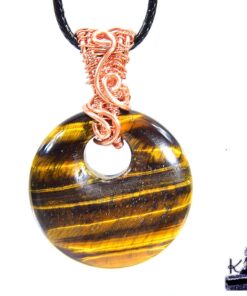 Pendentif Kemo - oeil de tigre