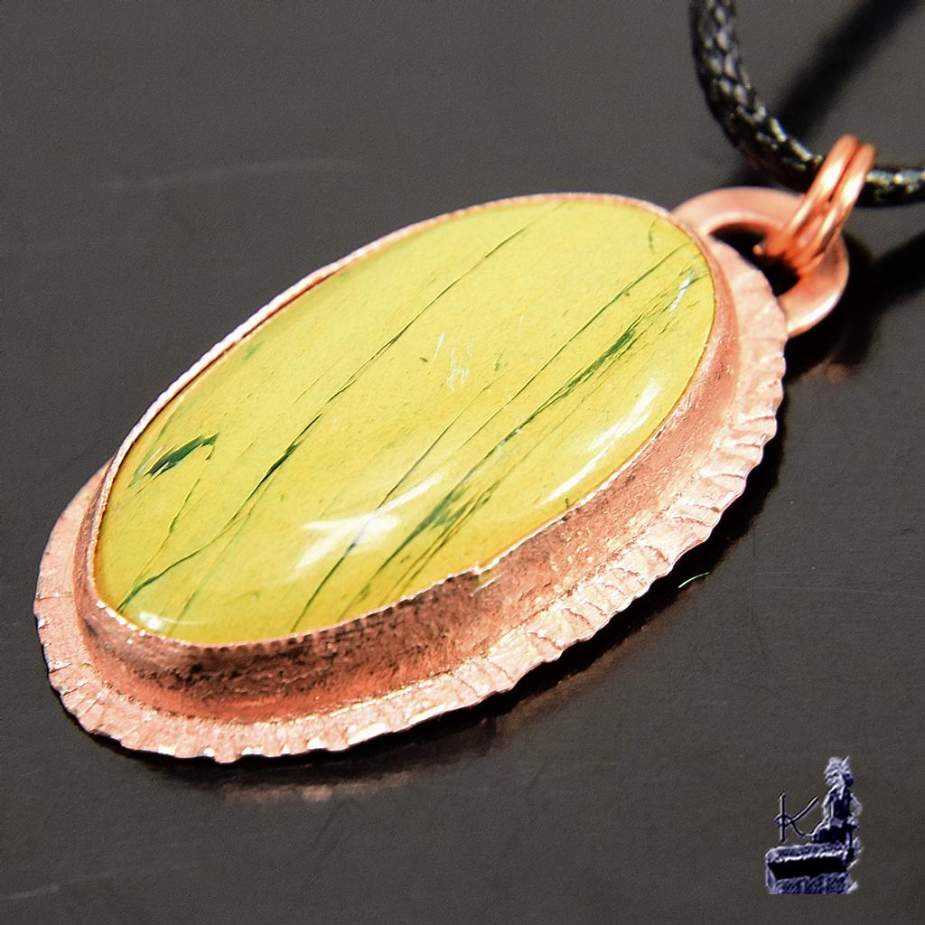 Pendentif Yvain - cuivre et Mariposite – Image 4