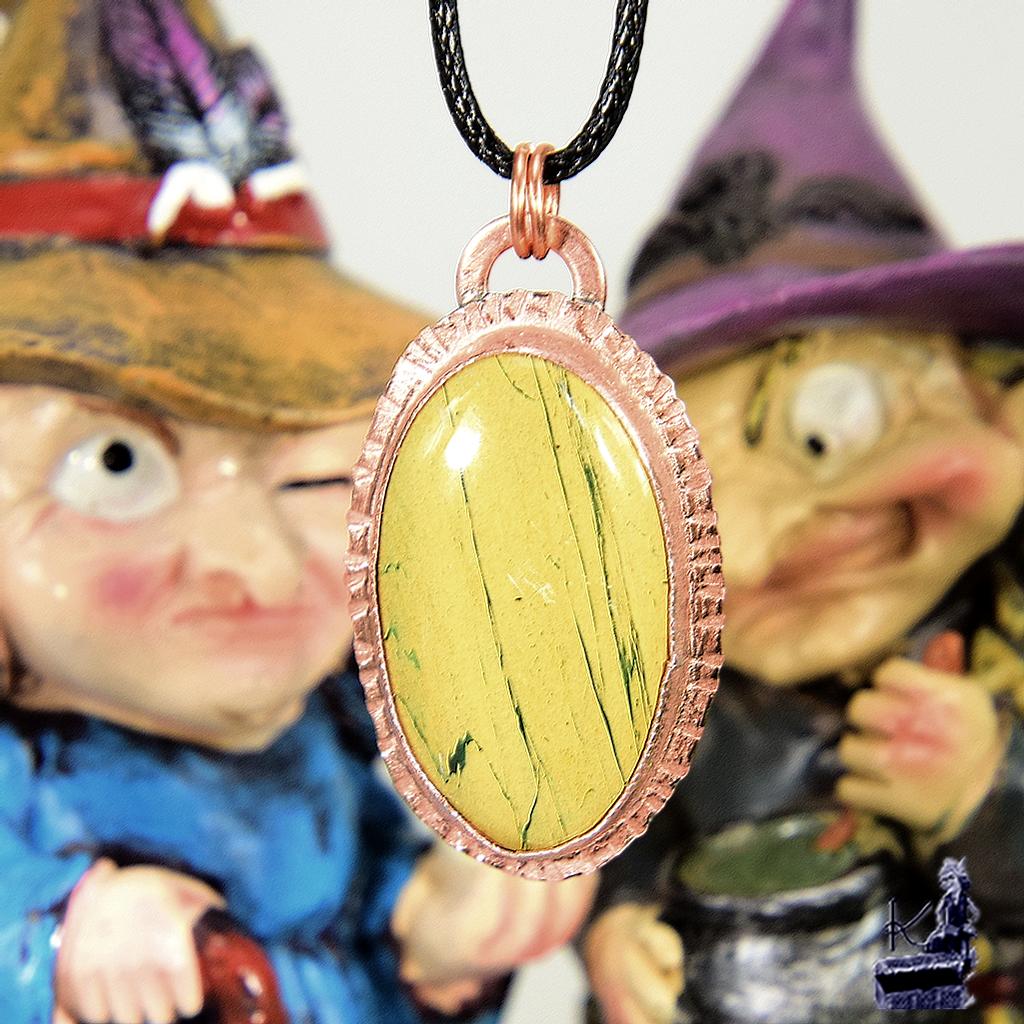 Pendentif Yvain - cuivre et Mariposite – Image 3