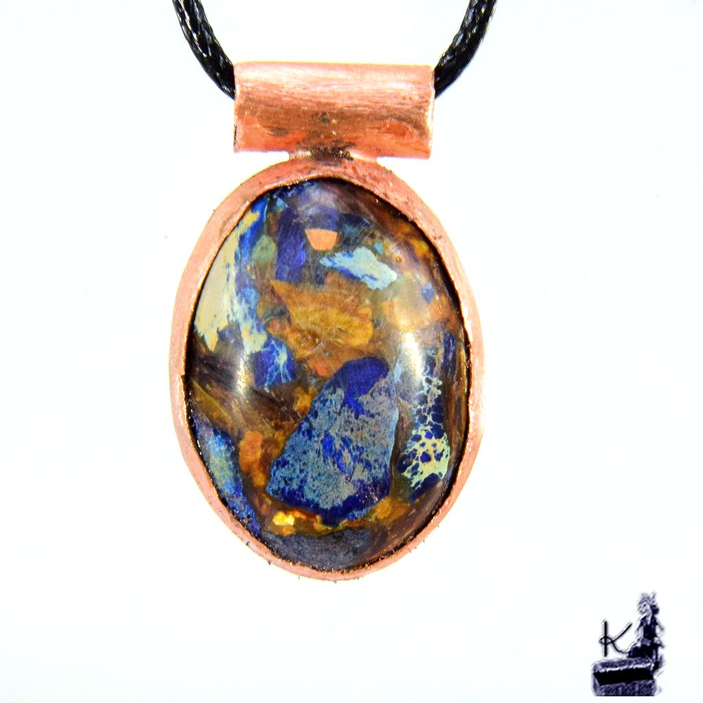 Pendentif Camall - sédiment marin avec cuivre – Image 6