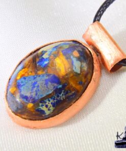 Pendentif Camall en cuivre et sediment des mers