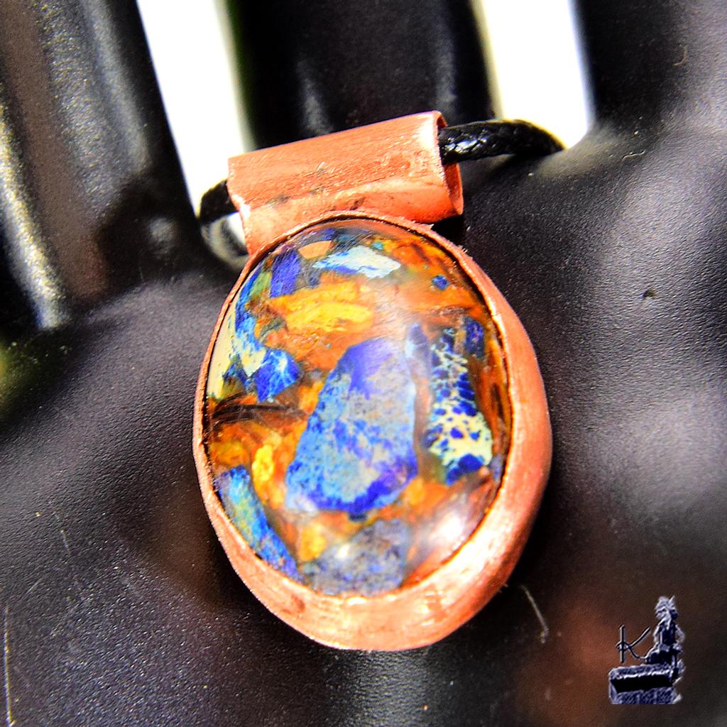 Pendentif Camall - sédiment marin avec cuivre – Image 4