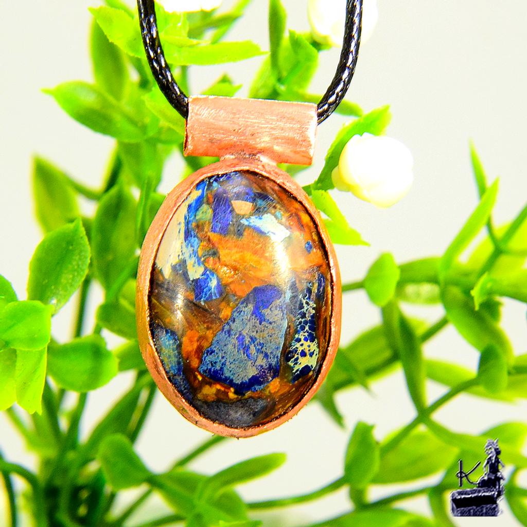 Pendentif Camall - sédiment marin avec cuivre – Image 3