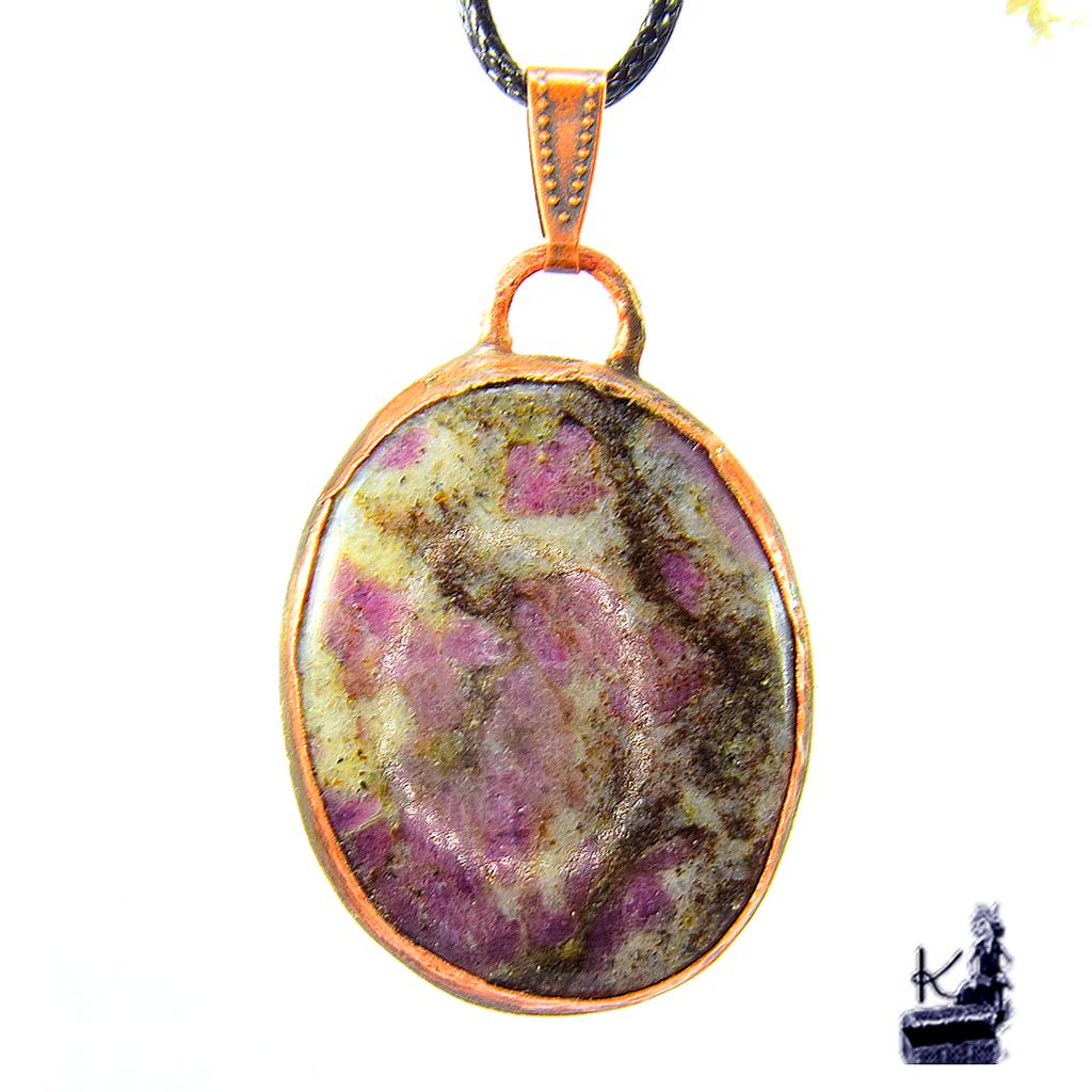 Pendentif Myriel - cuivre et ruby fall – Image 2